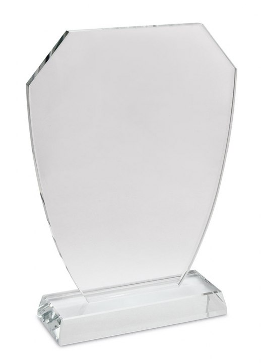 Trofeo Vetro Base Trapezio 190X150X8
