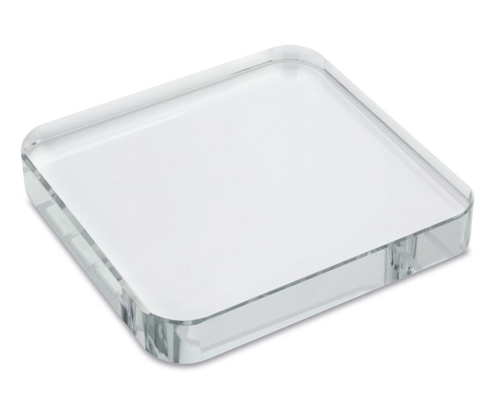 Fermacarte Vetro Quadrato 80X80 H19