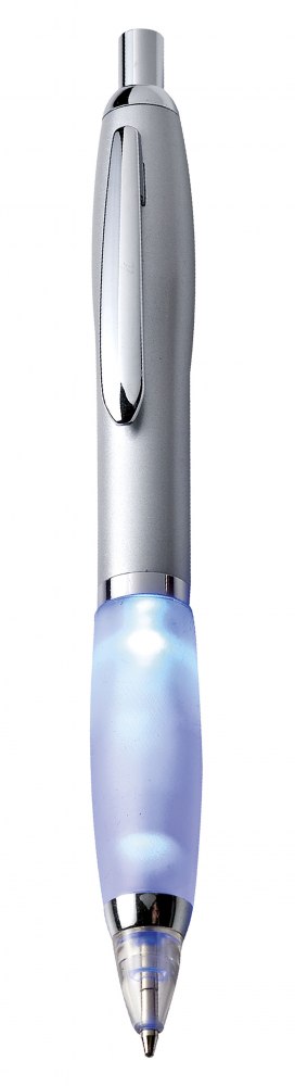 Penna Metallo Grigia Luce Blu
