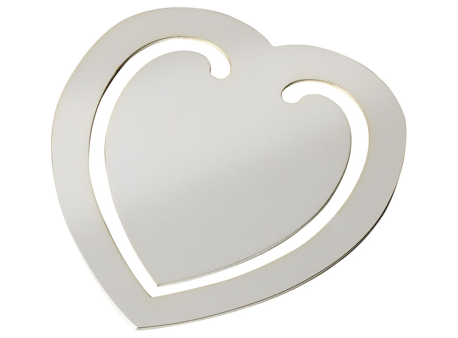 Segnalibro Cuore Grande - 78X83 Mm