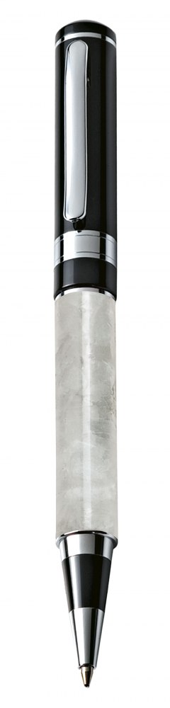 Penna Fusto Marmorizzato Bianco