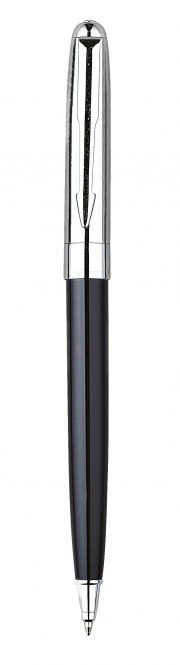 Penna In Metallo-Cromata/Nero Lucido