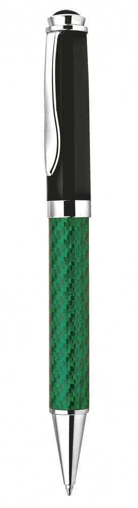Penna In Metallo E Fibra Di Vetro Verde