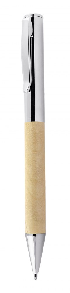 Penna Legno Chiaro E Cromata
