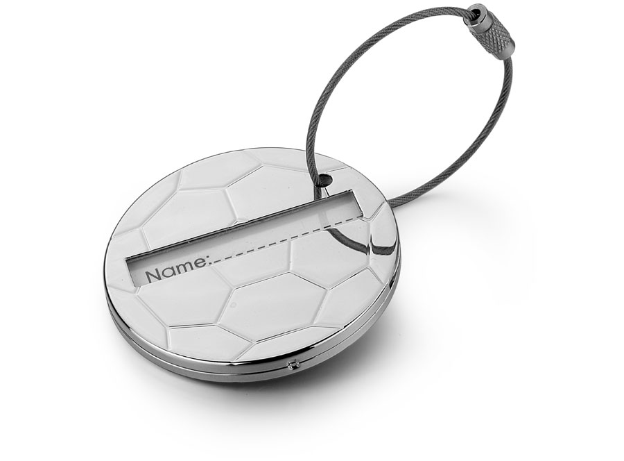 Targhetta Per Valigia "Soccer"- D=56Mm