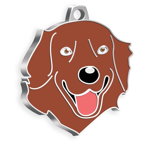 Medaglietta Cane Golden Retriever Marr.