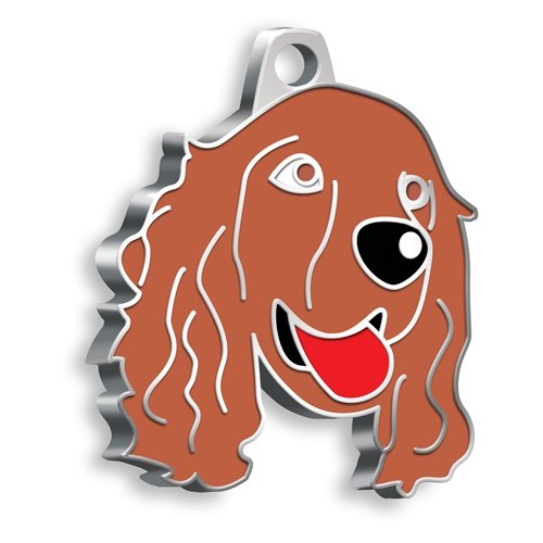 Medaglietta Cane Cocker Marrone