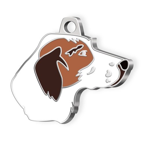 Medaglietta Cane Pointer B&M