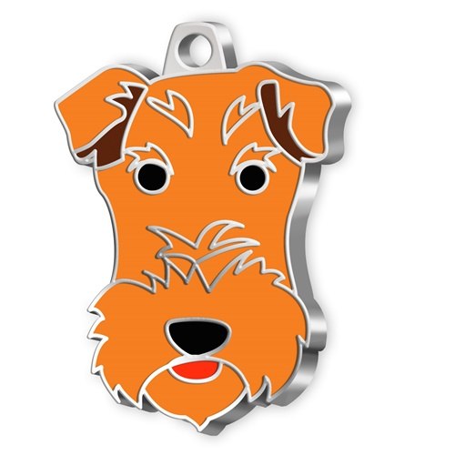 Medaglietta Cane Fox Terrier Fulvo