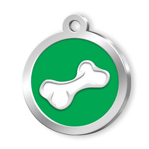 Medaglietta Cerchio Osso Verde