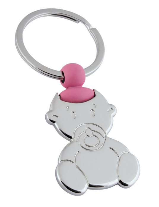 Portachiavi "Bimba" - Pu Rosa - No Box