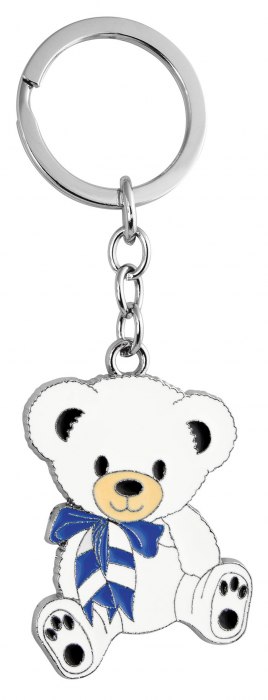 Portachiavi Orso Azzur No Box Outlet