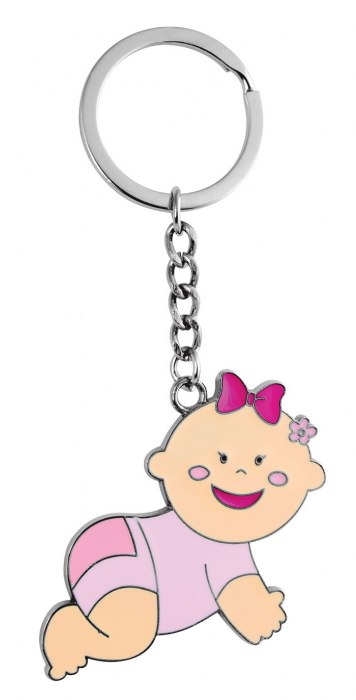 Portachiavi Baby Rosa No Box Outlet