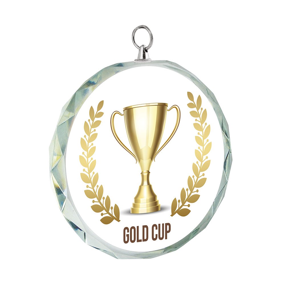 Medaglia Vetro Sublimazione D=60Mmno Box