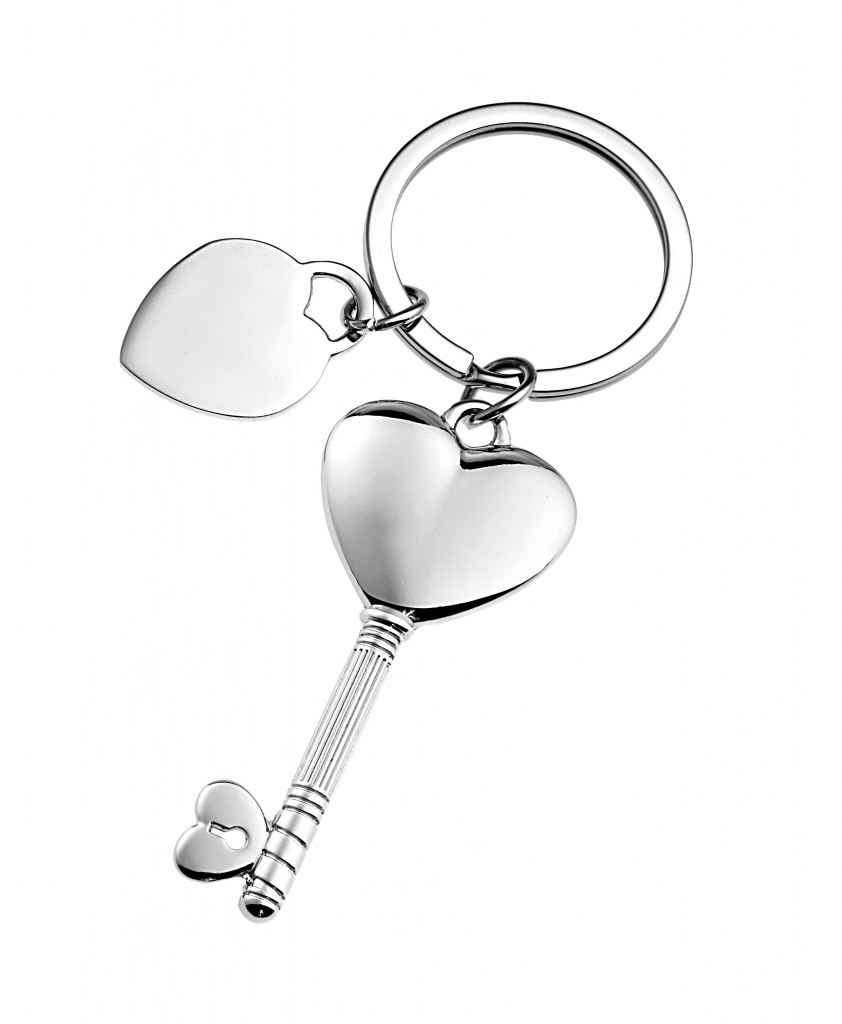 Portachiavi Chiave Cuore - Lucido-No Box