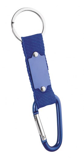 Portachiavi Moschettone Blu