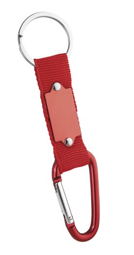 Portachiavi Moschettone Rosso