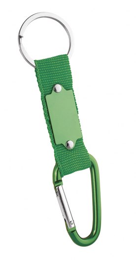 Portachiavi Moschettone Verde