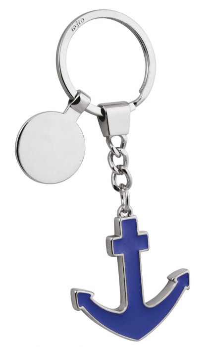 Portachiavi "Ancora Blu" - Con Gettone