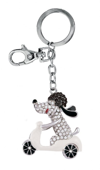 Portachiavi "Cane Sprint" Bianco No Box