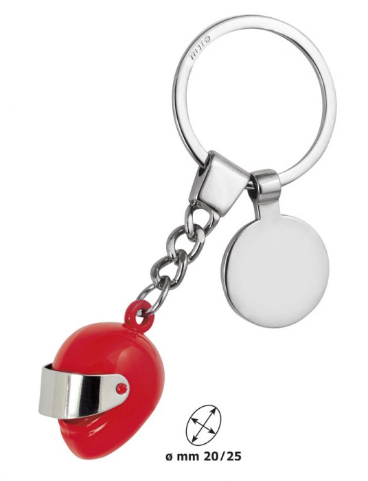 Portachiavi Casco Piccolo Rosso