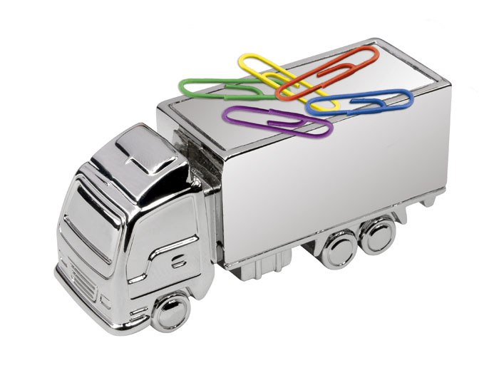 Piccolo Fermacarte Magnetico Camion