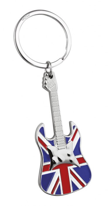 Portachiavi - Chitarra - Bandiera U.k.