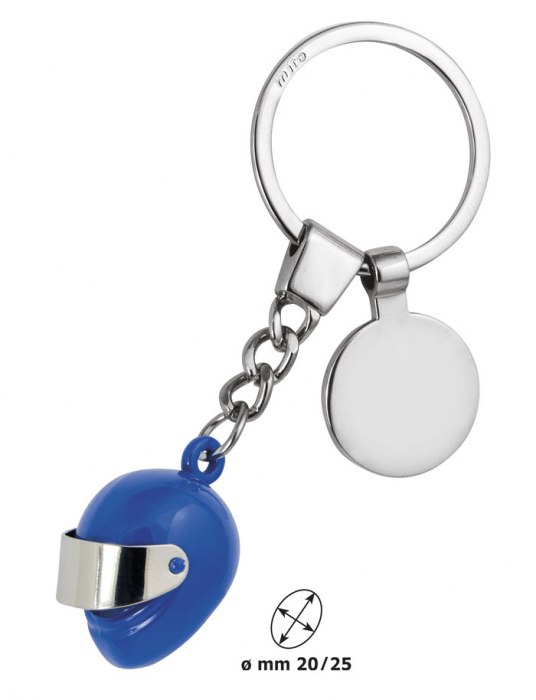 Portachiavi Casco Piccolo Blu