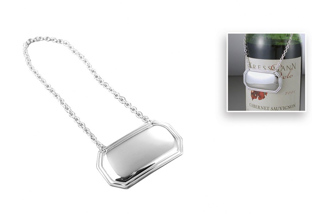 Decanter Tag Con Catenella - 28X52 Mm