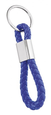 Portachiavi Cavo Intrecciato Blu