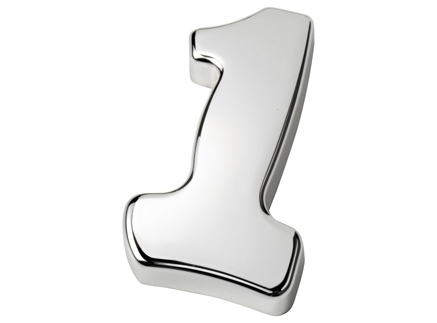 Fermacarte "1" - 55X95 Mm