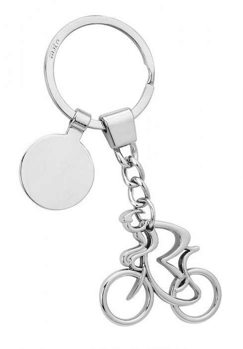 Portachiavi Bici Stilizzata Con Gettone