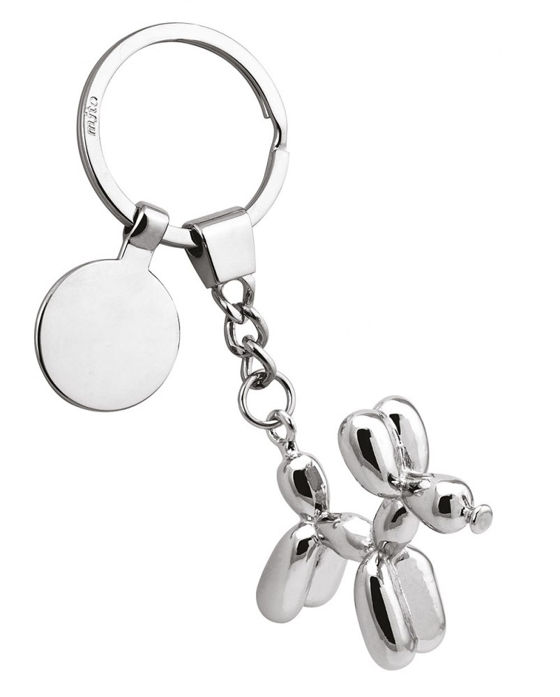 Portachiavi Cane Palloncino Con Gettone