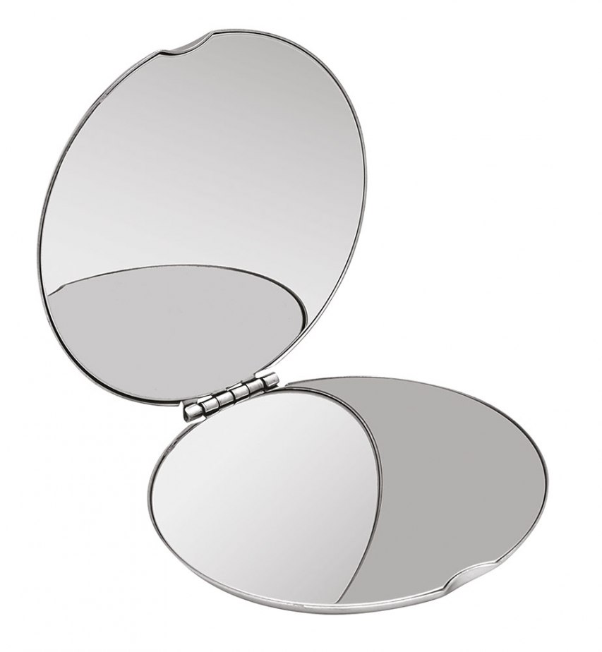 Specchietto Tondo In Acciaio Diam.64 Mm